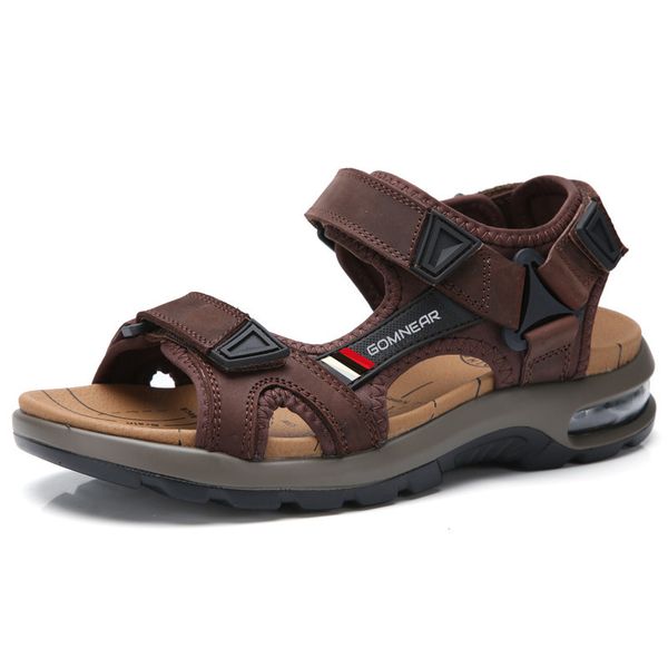 gomnear sandals for men outdoor casual summer hiking shoes cowhide male comfortable beach classic footwear flip flops sandalias, Black
gomnear sandals for men outdoor casual summer hiking shoes cowhide male comfortable beach classic footwear flip flops sandalias, Black