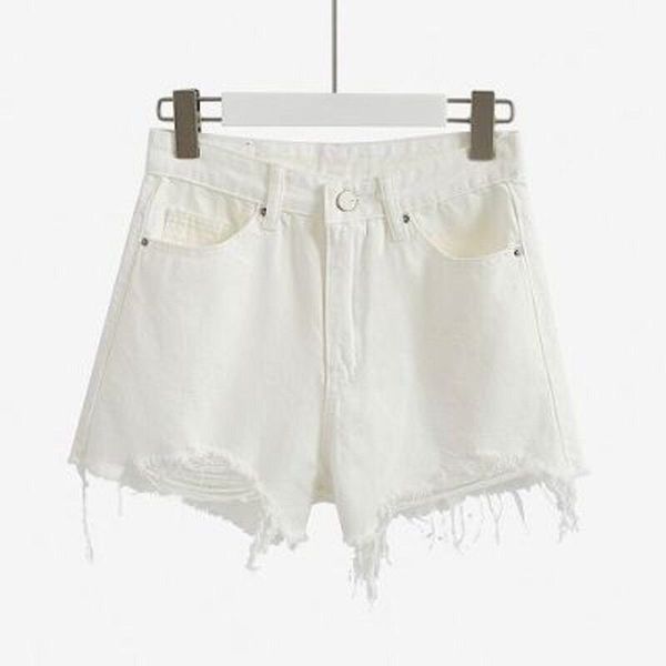 with cotton with holes high-waisted cowboy short pants women's summer 2020 versatile slimming a- line pants flash frayed wide-le, Blue
with cotton with holes high-waisted cowboy short pants women's summer 2020 versatile slimming a- line pants flash frayed wide-le, Blue