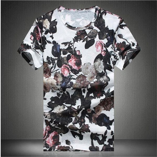 5xl летние мужские футболки модельер цветочной printed тройники вскользь свободный mens tops, White;black
5xl летние мужские футболки модельер цветочной printed тройники вскользь свободный mens tops, White;black