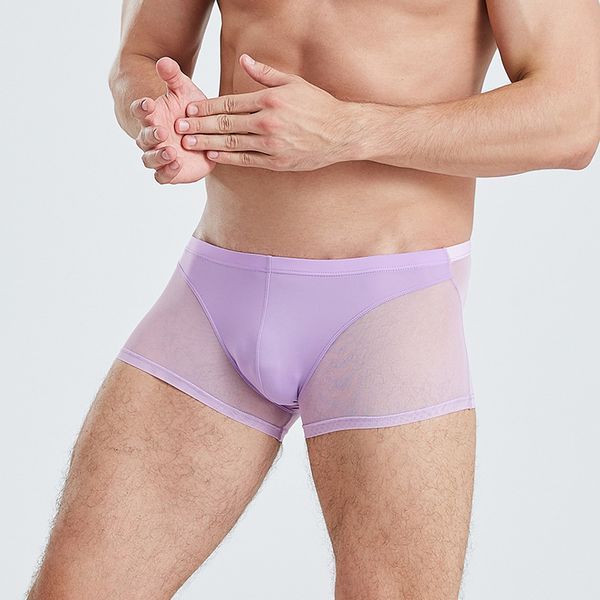 white mens boxers shorts transparent mesh see through erotic underpants low rise man underwear lingerie trunk new, Black;white
white mens boxers shorts transparent mesh see through erotic underpants low rise man underwear lingerie trunk new, Black;white