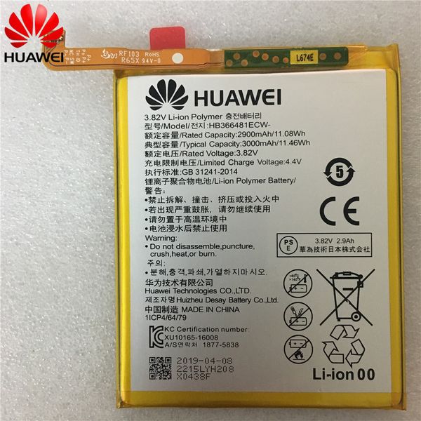 2019 100% оѬигинал real 3000mah hb366481ecw дл huawei Ѭ9 / Ѭ9 облегенн / е 8 / p10 облегенн / y6 ii
2019 100% оѬигинал real 3000mah hb366481ecw дл huawei Ѭ9 / Ѭ9 облегенн / е 8 / p10 облегенн / y6 ii