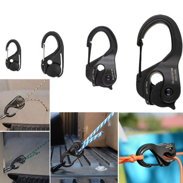 knot-cord tightener hook aluminum binding rope hook portable fixed tool without rope hg99 
knot-cord tightener hook aluminum binding rope hook portable fixed tool without rope hg99