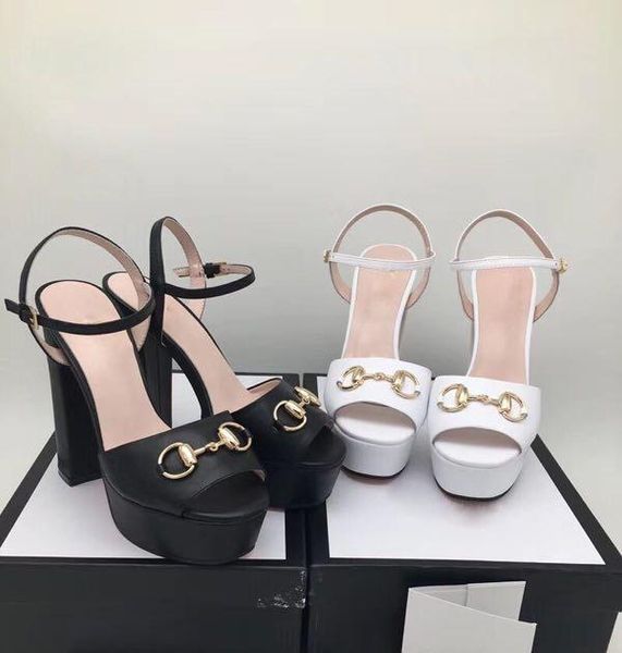 2018 new women's fashion rough with sandals buckle with simple open-toed student heels, women's high heels, Black
2018 new women's fashion rough with sandals buckle with simple open-toed student heels, women's high heels, Black