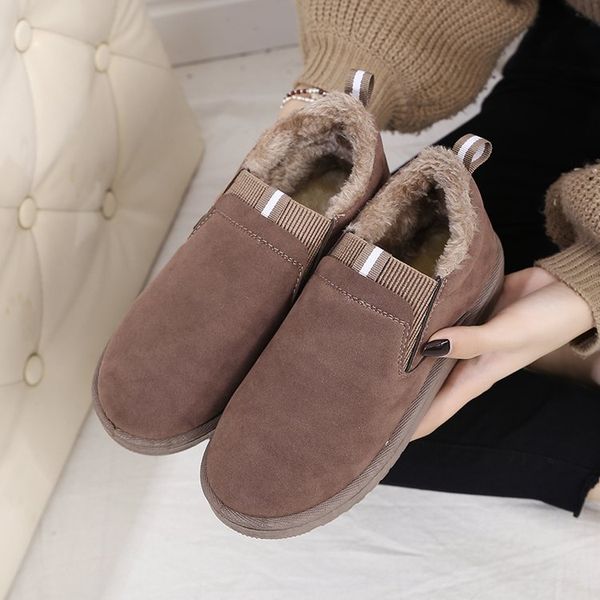 winter boots women shoes flock slip-on round toe flat with snow boots plus velvet thick-soled ankle warm cotton shoes a228, Black
winter boots women shoes flock slip-on round toe flat with snow boots plus velvet thick-soled ankle warm cotton shoes a228, Black