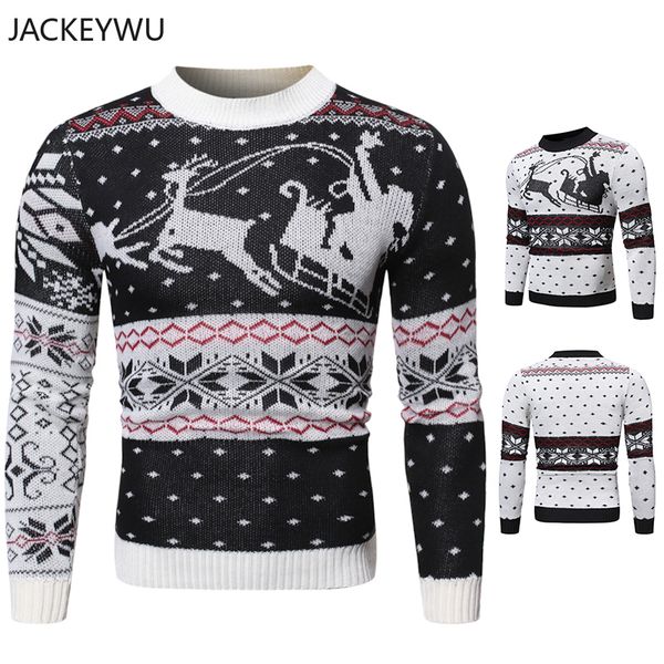 winter christmas sweater men roundneck casual sweaters santa claus knitted pullover jumper jersey slim male clothes pull homme, White;black
winter christmas sweater men roundneck casual sweaters santa claus knitted pullover jumper jersey slim male clothes pull homme, White;black