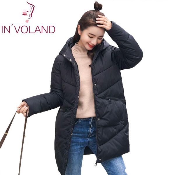 women casual down cotton jacket hooded long sleeve slim warm zip medium winter solid long pockets, zippers coat, Black
women casual down cotton jacket hooded long sleeve slim warm zip medium winter solid long pockets, zippers coat, Black