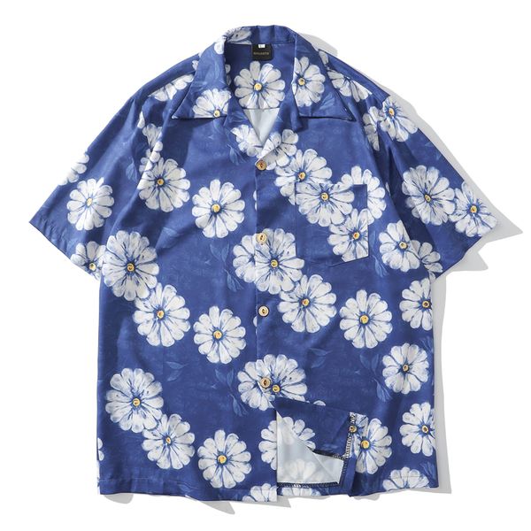 6 colorful daisy flower print hip hop streetwear summer beach thin breathable hawaiian vacation shirts men casual harajuku shirt, White;black
6 colorful daisy flower print hip hop streetwear summer beach thin breathable hawaiian vacation shirts men casual harajuku shirt, White;black
