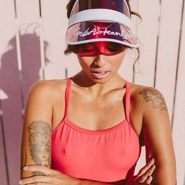 summer plastic visor caps candy color fashion men and women travel hats uv protective sun hat beach hat, Blue;gray
summer plastic visor caps candy color fashion men and women travel hats uv protective sun hat beach hat, Blue;gray