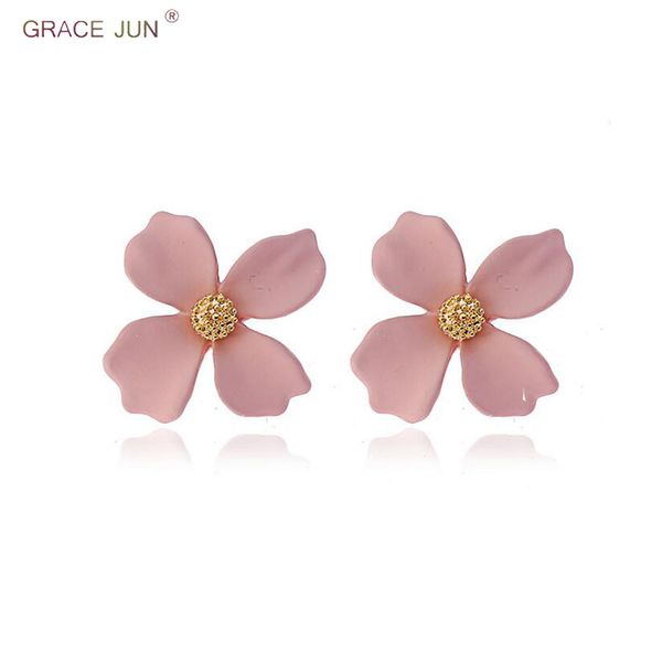 grace jun yellow and pink color flower shape clip on earrings for women fashion 4 leaf clover spray paint pierced earrings new, Silver
grace jun yellow and pink color flower shape clip on earrings for women fashion 4 leaf clover spray paint pierced earrings new, Silver