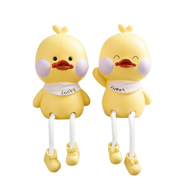 pair of creative resin hanging foot ornament deskfigurine