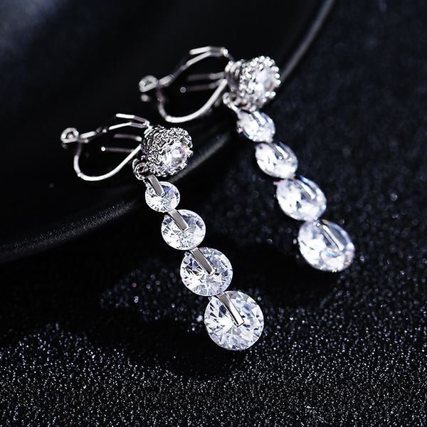 2019 new korea simple long shape enamel clip on earrings without piercing for women elegant party no hole ear clip jewelry, Silver
2019 new korea simple long shape enamel clip on earrings without piercing for women elegant party no hole ear clip jewelry, Silver