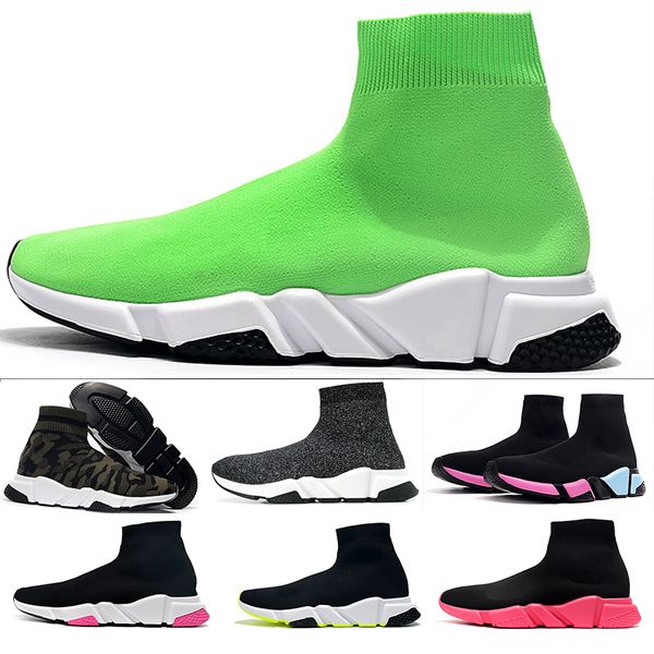 2020 designer men women speed trainer sock shoes black white red glitter pink casual shoes mens trainers runner size 36-47
2020 designer men women speed trainer sock shoes black white red glitter pink casual shoes mens trainers runner size 36-47