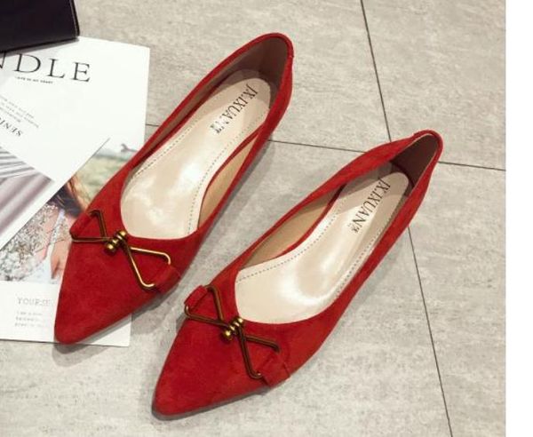 2019 women's shoes in spring and autumn with new style middle heel coarse heel pointed end suede #48, Black
2019 women's shoes in spring and autumn with new style middle heel coarse heel pointed end suede #48, Black