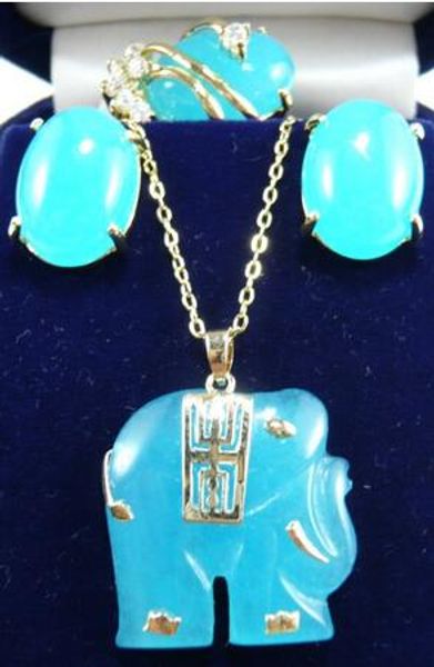 venta al por mayor azul noble natural pendientes jade anillo elefante colgante conjunto de joyas, Black
venta al por mayor azul noble natural pendientes jade anillo elefante colgante conjunto de joyas, Black