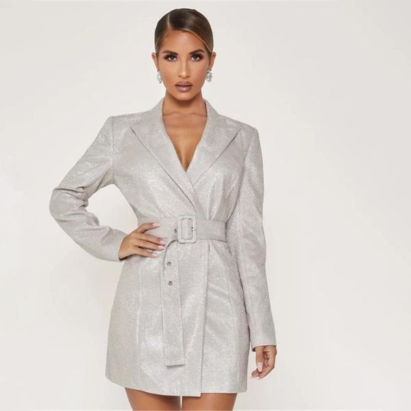 women's suits & blazers sequin jacket gold bling silver women long sleeve elegant suit coat night club glitter shiny punk outwear, White;black
women's suits & blazers sequin jacket gold bling silver women long sleeve elegant suit coat night club glitter shiny punk outwear, White;black