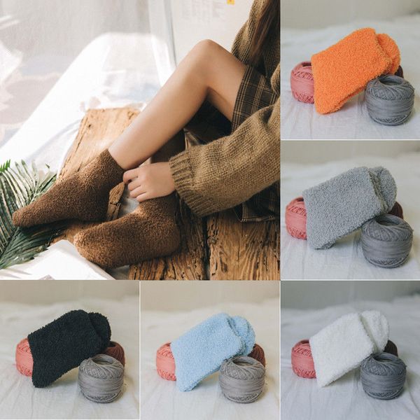 one size women girl's cozy plush socks fuzzy sock sleeping bed socks solid warm outfit winter 1 pair fluffy with 6 style 
one size women girl's cozy plush socks fuzzy sock sleeping bed socks solid warm outfit winter 1 pair fluffy with 6 style