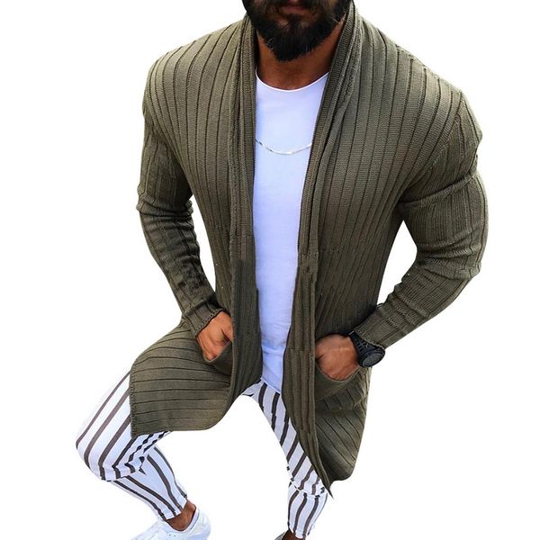 laamei cardigan men long sleeve striped midi sweater coat pocket winter autumn casual solid color cardigans pull homme hiver, White;black
laamei cardigan men long sleeve striped midi sweater coat pocket winter autumn casual solid color cardigans pull homme hiver, White;black