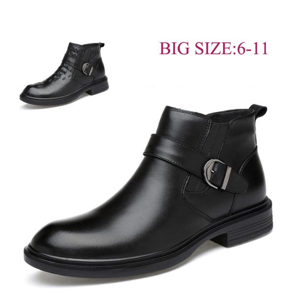 NEW Man Motorcycle Boots winter Genuine Leather With fur Men Ankle Boots Man Martins Boots Round Toe Black shoes
NEW Man Motorcycle Boots winter Genuine Leather With fur Men Ankle Boots Man Martins Boots Round Toe Black shoes