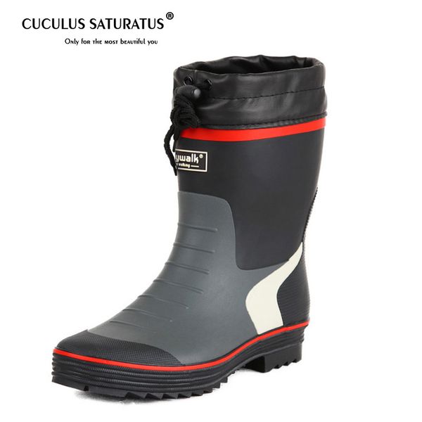 cuculus 2019 man rain boots heels shoes man rain shoes height increased wedges shoes high fashing boots mixed color 2119, Black
cuculus 2019 man rain boots heels shoes man rain shoes height increased wedges shoes high fashing boots mixed color 2119, Black
