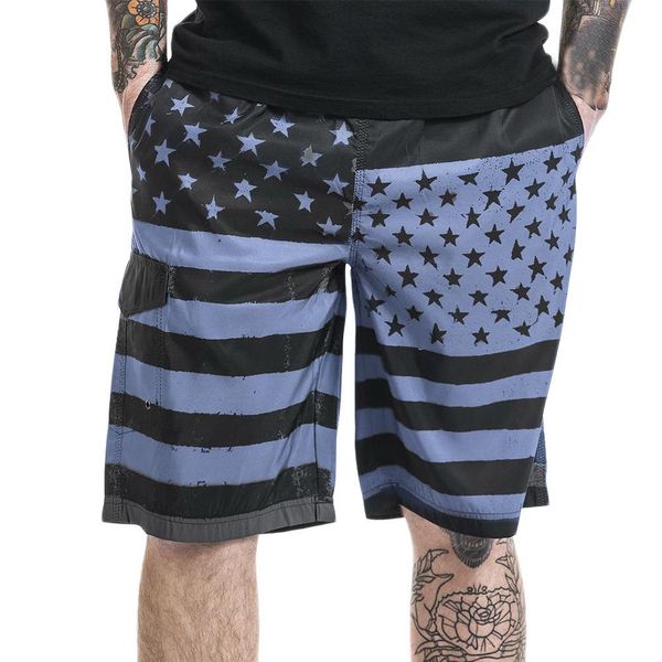summer men's sports beach drawstring fifth pants american flag print shorts, White;black
summer men's sports beach drawstring fifth pants american flag print shorts, White;black