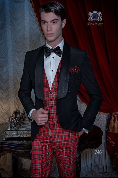 fashion black groom tuxedos shawl lapel groomsmen mens wedding dress popular man jacket blazer 3 piece suit(jacket+pants+vest+tie) 1080, Black;gray
fashion black groom tuxedos shawl lapel groomsmen mens wedding dress popular man jacket blazer 3 piece suit(jacket+pants+vest+tie) 1080, Black;gray