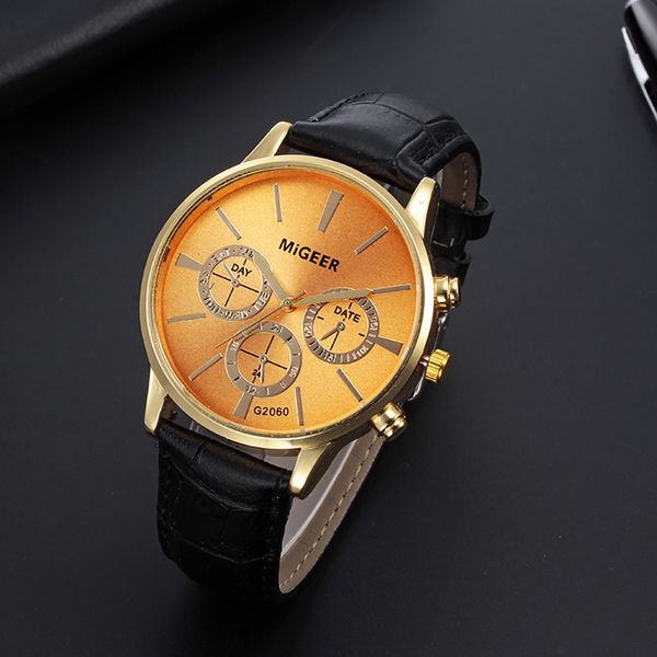 2019 relogio masculino classic new watches men reloj hombre wristwatch leather strap quartz fashion casual business montre watch, Slivery;brown
2019 relogio masculino classic new watches men reloj hombre wristwatch leather strap quartz fashion casual business montre watch, Slivery;brown