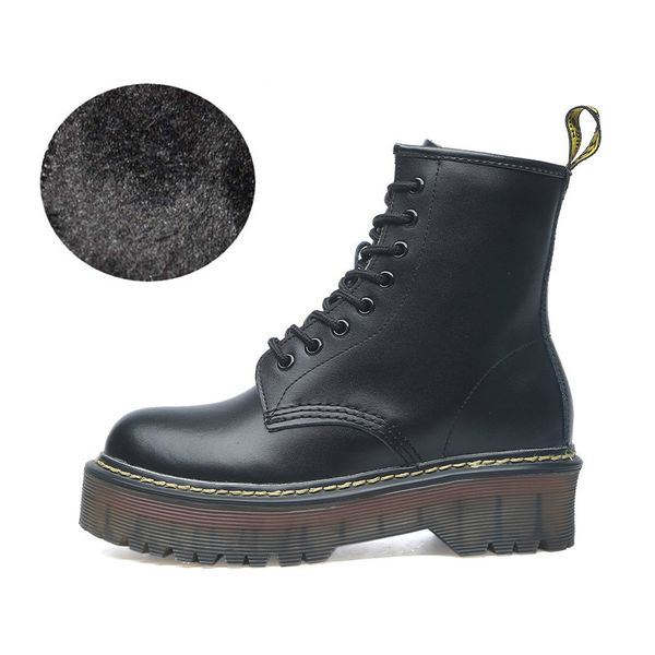 flat platform boots women shoes autumn winter fur fashion round toe lace-up leather ankle boots ladies shoes size 35-42, Black
flat platform boots women shoes autumn winter fur fashion round toe lace-up leather ankle boots ladies shoes size 35-42, Black