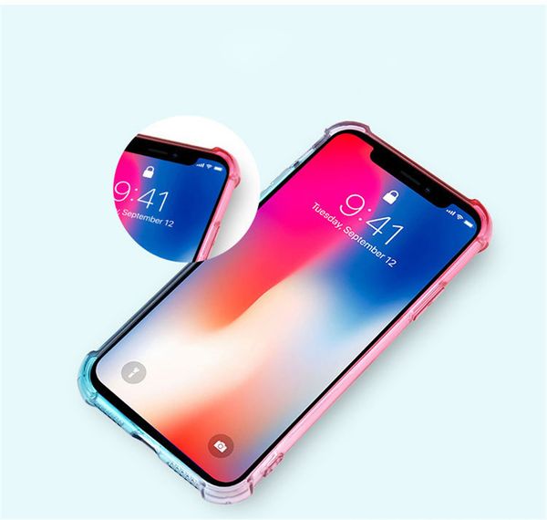 2020 new shockproof phone case for iphone xr xs max rainbow gradient soft case cover for iphone 6s 7 8 plus tpu cover skin
2020 new shockproof phone case for iphone xr xs max rainbow gradient soft case cover for iphone 6s 7 8 plus tpu cover skin
