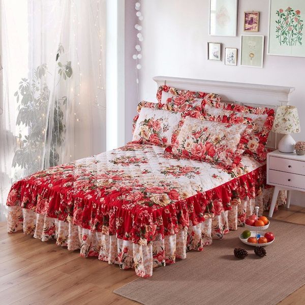 lover couple kids girl red pink thick quilted bed skirt soft cotton sheet cover linen single full queen size bedspreads 2m
lover couple kids girl red pink thick quilted bed skirt soft cotton sheet cover linen single full queen size bedspreads 2m