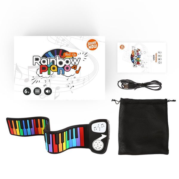 49-key mini roll up piano and multiple functions as electronic keyboard outdoor musical instrument silicone toys 2 colors
49-key mini roll up piano and multiple functions as electronic keyboard outdoor musical instrument silicone toys 2 colors