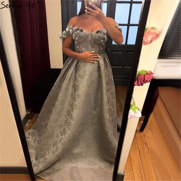 serene hill 2020 grey sequins flowers lace evening dress new sleeveless fashion beach formal party gown cla6539, White;black
serene hill 2020 grey sequins flowers lace evening dress new sleeveless fashion beach formal party gown cla6539, White;black