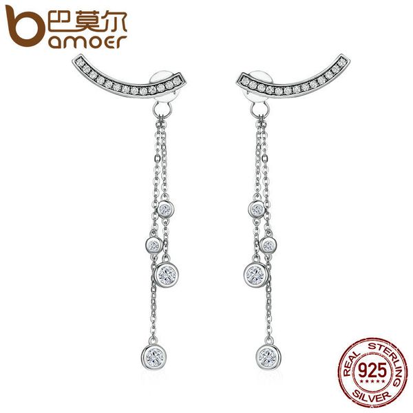 bamoer design new 100% 925 sterling silver swinging light long tassel drop earrings for women sterling silver jewelry sce140 c19041101, Golden
bamoer design new 100% 925 sterling silver swinging light long tassel drop earrings for women sterling silver jewelry sce140 c19041101, Golden