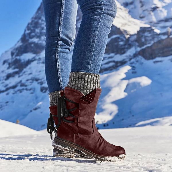 shoes woman fashion casual vintage boots women mid-calf boots lace up botas mujer thick heels shoes zapatos de mujer#n14, Black
shoes woman fashion casual vintage boots women mid-calf boots lace up botas mujer thick heels shoes zapatos de mujer#n14, Black