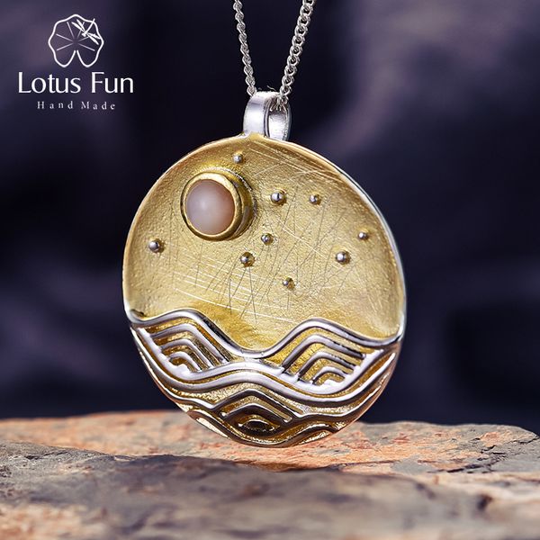 lotus fun real 925 sterling silver natural handmade fine jewelry the moonlight design pendant without chain acessorios for women
lotus fun real 925 sterling silver natural handmade fine jewelry the moonlight design pendant without chain acessorios for women
