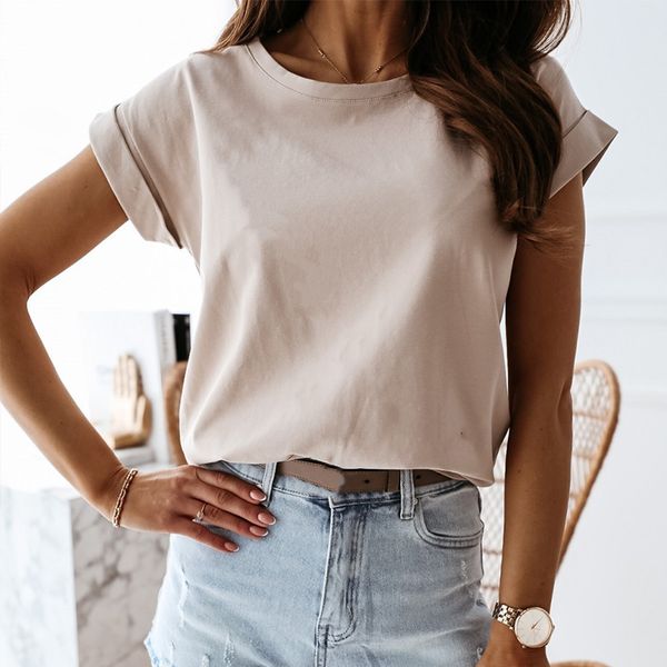 2020 summer loose black women's t shirt solid o-neck short sleeve fashion female new casual streetwear lady t-shirts white
2020 summer loose black women's t shirt solid o-neck short sleeve fashion female new casual streetwear lady t-shirts white