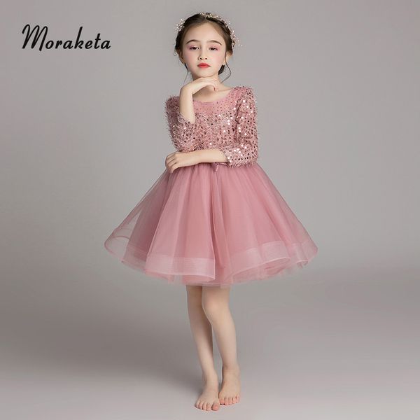 pink feather sequined knee length short kids evening dresses 2019 tulle ball gown princess flower girl dresses for wedding, Red;yellow
pink feather sequined knee length short kids evening dresses 2019 tulle ball gown princess flower girl dresses for wedding, Red;yellow