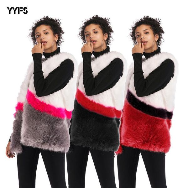autumn winter new women fur vest fashion mixed colours outwear fuax fur trench coat windbreaker casual women clothe, Black
autumn winter new women fur vest fashion mixed colours outwear fuax fur trench coat windbreaker casual women clothe, Black