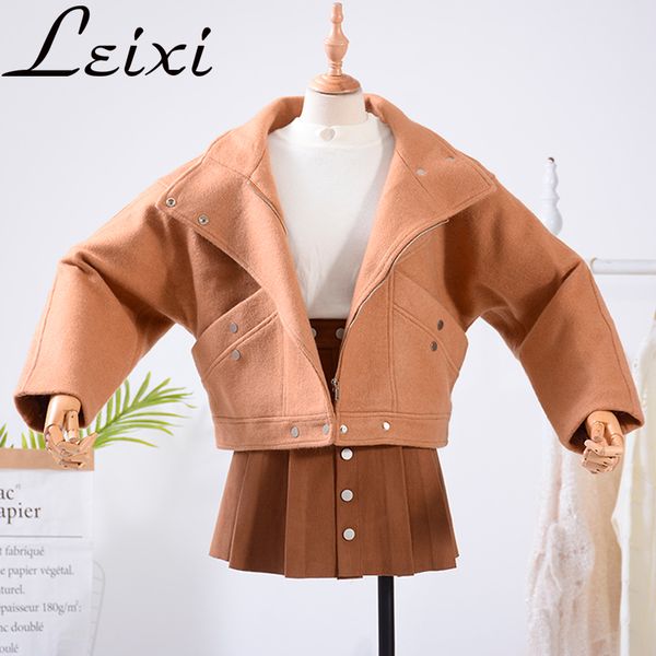 autumn winter women short wool coat 2019 jacket pocket female long sleeves cloak jackets elegant single button black camel new
autumn winter women short wool coat 2019 jacket pocket female long sleeves cloak jackets elegant single button black camel new