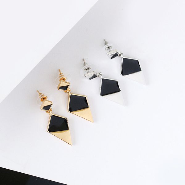 pendant earrings metal crystal 1pair fashion exaggeration long vintage geometric black and white two color bohemia women hjuey, Silver
pendant earrings metal crystal 1pair fashion exaggeration long vintage geometric black and white two color bohemia women hjuey, Silver