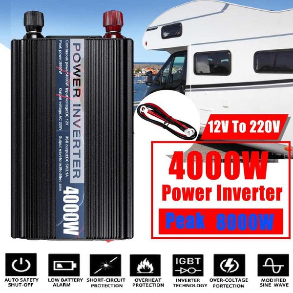 max 8000w dc 12v to ac 220v dual usb car power inverter charger converter adapter dc12 to ac220 modified sine wave transformer
max 8000w dc 12v to ac 220v dual usb car power inverter charger converter adapter dc12 to ac220 modified sine wave transformer