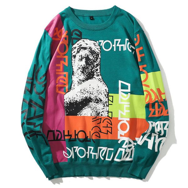 свитер мужчин граффити письмо печати пуловер смешные tracksuit hip hop мужской свитера вязаная high street casual streetwear, White;black
свитер мужчин граффити письмо печати пуловер смешные tracksuit hip hop мужской свитера вязаная high street casual streetwear, White;black