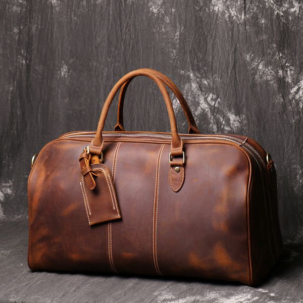crazy horse leather travel bag large capacity travel duffel bag cow leather weekender overnight
crazy horse leather travel bag large capacity travel duffel bag cow leather weekender overnight