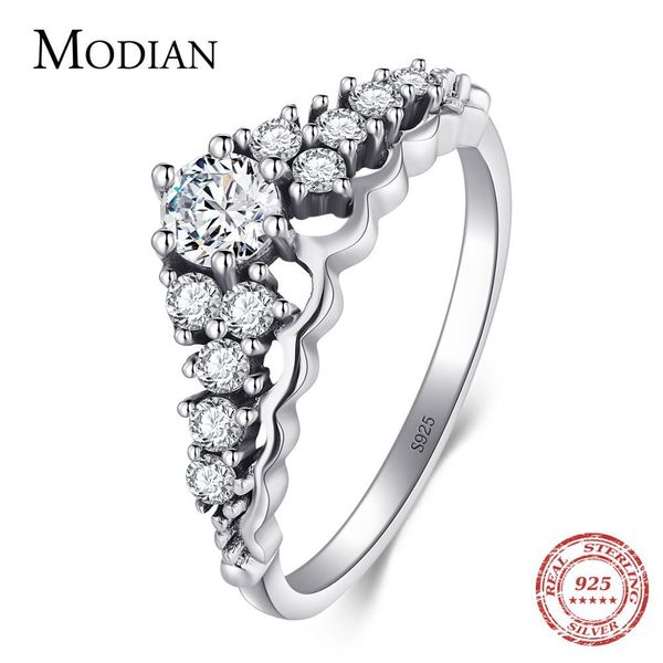 modian new 100% 925 sterling silver crown rings fashion classic stackable ring vintage for women sparkling instagram style, Golden;silver
modian new 100% 925 sterling silver crown rings fashion classic stackable ring vintage for women sparkling instagram style, Golden;silver