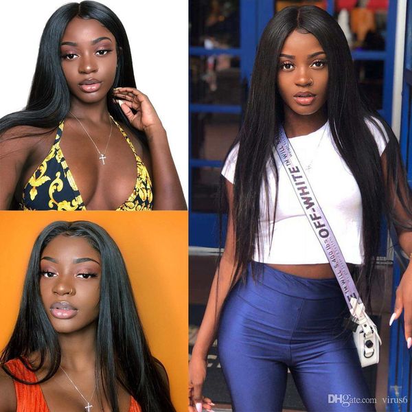 sell 100% brazilian human hair straight lace front wig bleached knots with baby hair glueless wig for black women
sell 100% brazilian human hair straight lace front wig bleached knots with baby hair glueless wig for black women