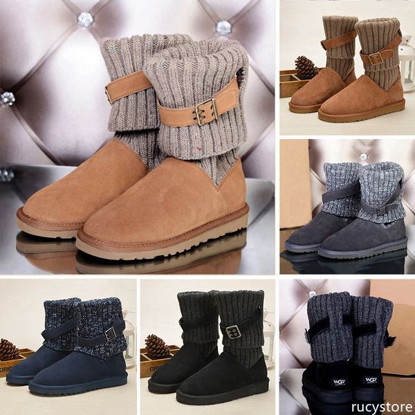 2019 wgg 1003175 sweater knee boots ankle boots australia classic brand womens girl knitting wool tie black grey blue winter snow boots
2019 wgg 1003175 sweater knee boots ankle boots australia classic brand womens girl knitting wool tie black grey blue winter snow boots