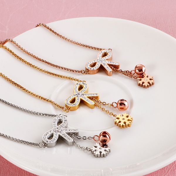 women bracelet with crystal set charm snowflake pendant rose gold color stainless steel bracelet adjustable hand jewelry gift, Golden;silver
women bracelet with crystal set charm snowflake pendant rose gold color stainless steel bracelet adjustable hand jewelry gift, Golden;silver