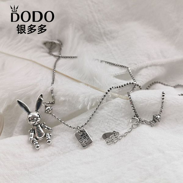 korea dongdaemun mechanical rabbit necklace womens net red temperament thai silver retro bunny clavicle stitching chain custom
korea dongdaemun mechanical rabbit necklace womens net red temperament thai silver retro bunny clavicle stitching chain custom