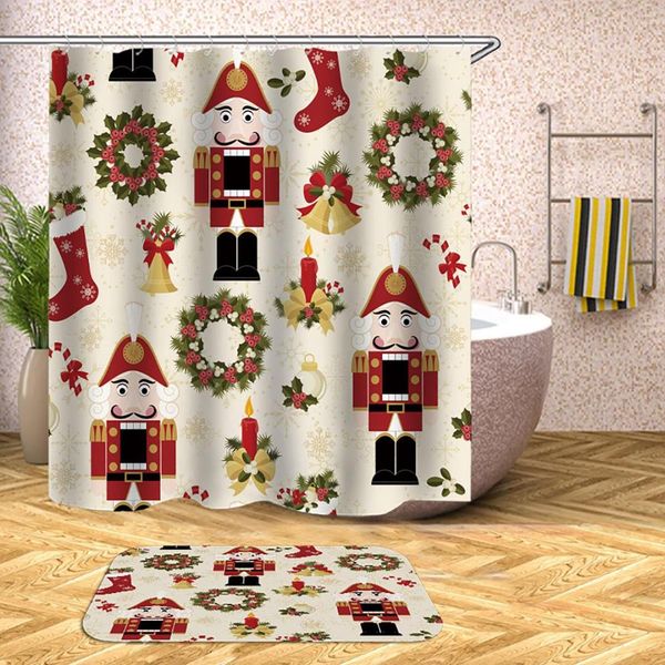 christmas shower curtain waterproof shower curtain toilet cover bath mat carpet cover santa claus print or mat
christmas shower curtain waterproof shower curtain toilet cover bath mat carpet cover santa claus print or mat