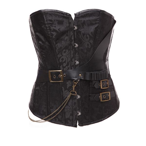 lingerie women leather steampunk corset waist gothic bustier corset underbust plus size, Black;white
lingerie women leather steampunk corset waist gothic bustier corset underbust plus size, Black;white
