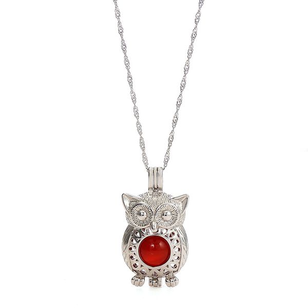 s925 sterling silver owl cage necklace female european and american style magic box pendant aromatherapy diffuser accessories
s925 sterling silver owl cage necklace female european and american style magic box pendant aromatherapy diffuser accessories